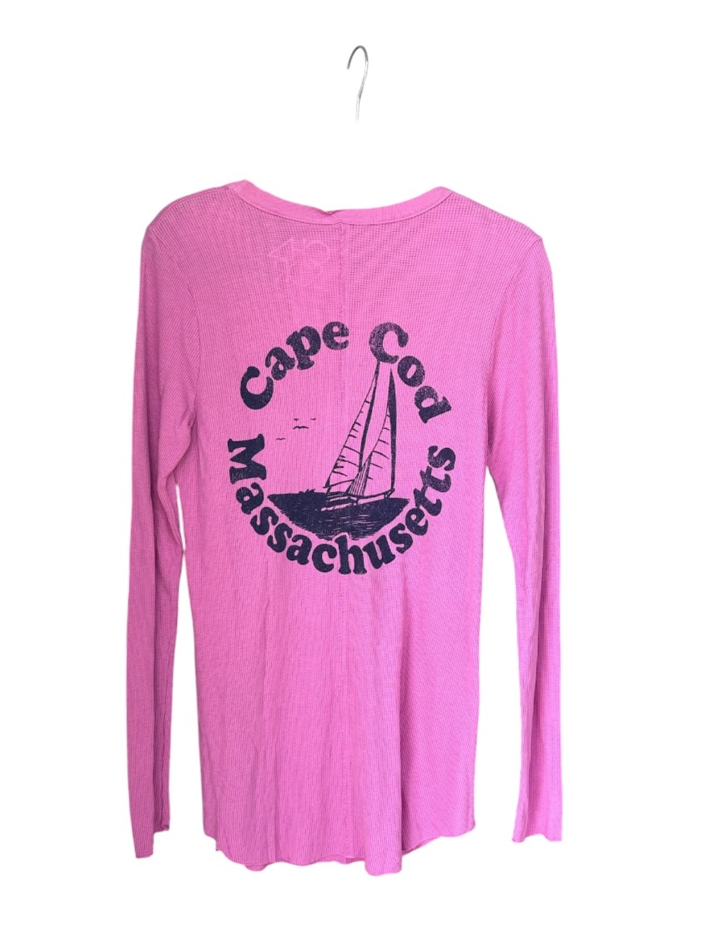 NWT chaser Cape Cod Massachusetts Pink Graphic Long Sleeve Tee